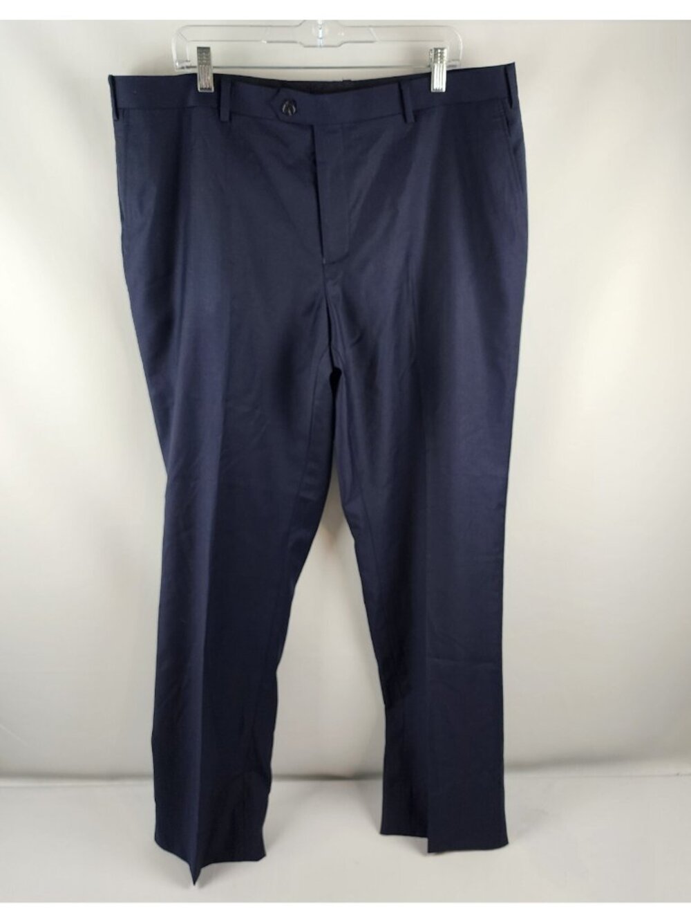 Spier & Mackay Contemporary Navy Trousers Mens 41x32 100% Wool Pants NWT